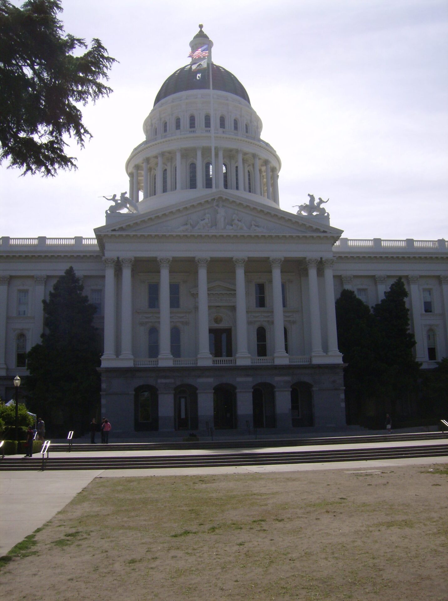 SYRCL at CA State Capitol (notice dry lawn)