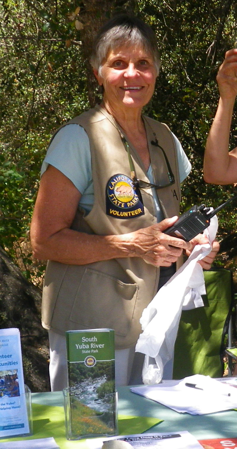 Lucetta Swift, volunteering as a River Ambassador, 2013