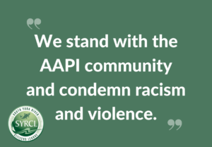 We stand with the AAPI community and condemn racism and violence.