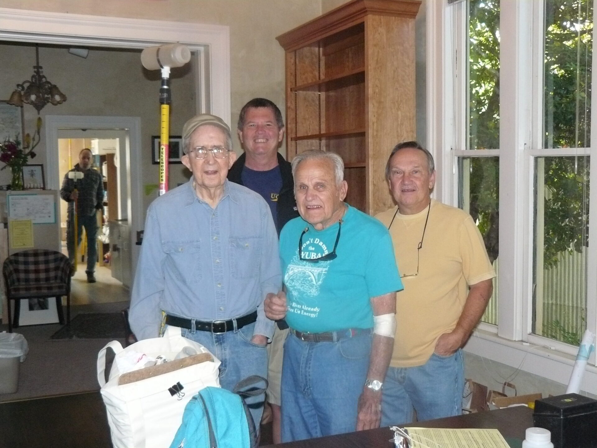 The Site 1 Team: Frank Wright, Don Tippany, Don Jones, and Jerry Dubesa.